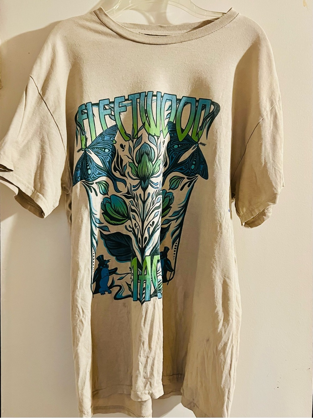 Fleetwood Mac Daydreamer Butterflies Tee Men’s M with flaws